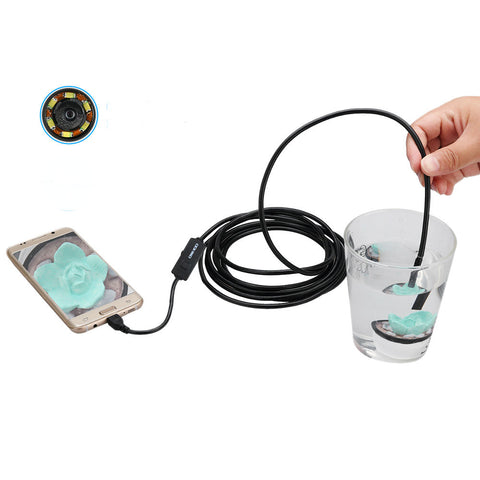Mini Sewer Camera For OTG USB Wire Snake Tube Camera Car Inspection