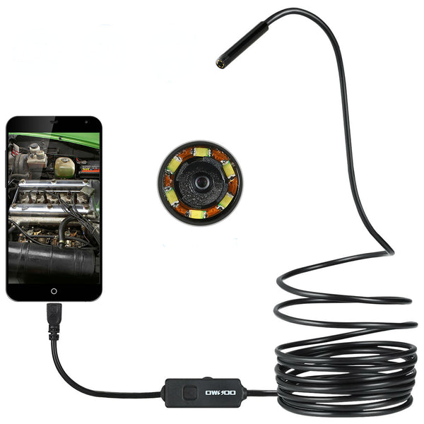 Mini Sewer Camera For OTG USB Wire Snake Tube Camera Car Inspection