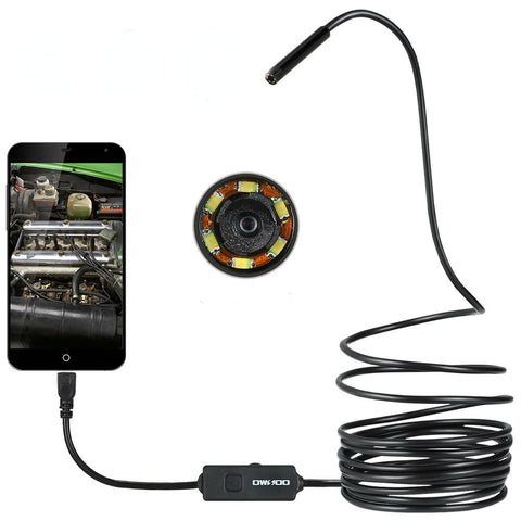 Mini Sewer Camera For OTG USB Wire Snake Tube Camera Car Inspection