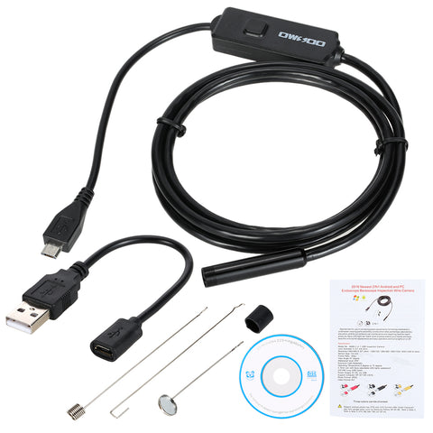 Mini Sewer Camera For OTG USB Wire Snake Tube Camera Car Inspection