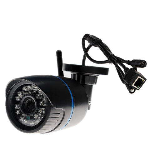 Wireless Wired P2P CCTV Bullet Outdoor Camera With SD Card Slot