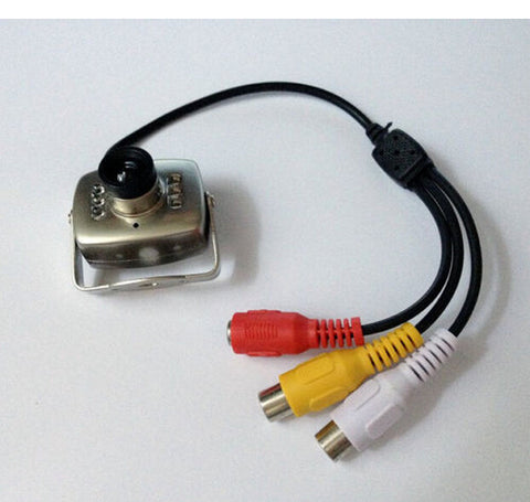 Mini Wired Audio Mic CCTV Camera Security  Night Vision