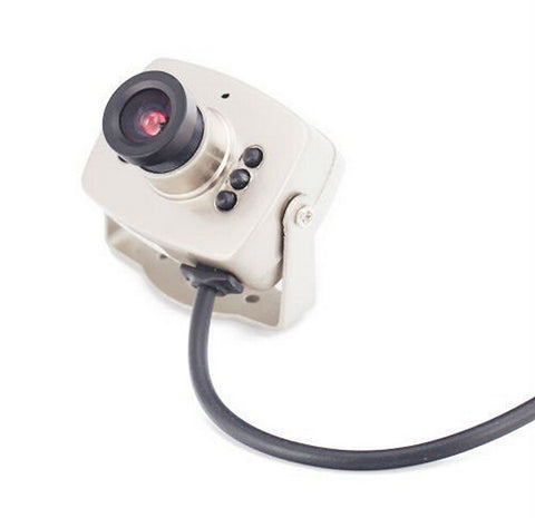 Mini Wired Audio Mic CCTV Camera Security  Night Vision