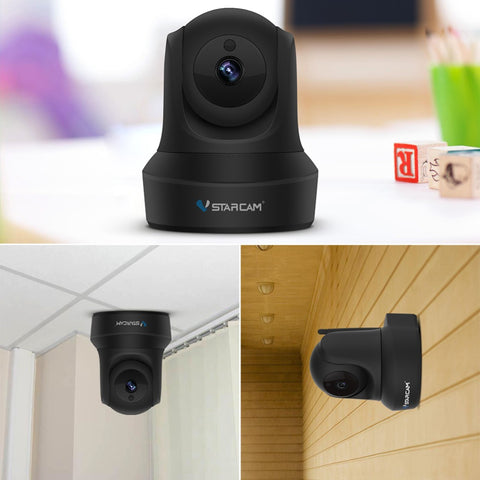 Surveillance Security Camera System with iOS/Android Pan Tilt Zoom