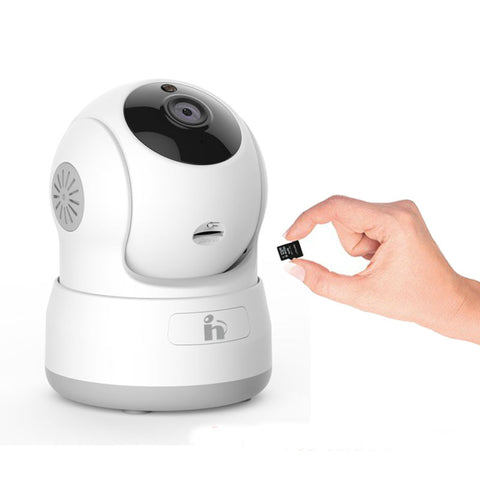 Wireless Security Camera with Night Vision Micro SD Card slot